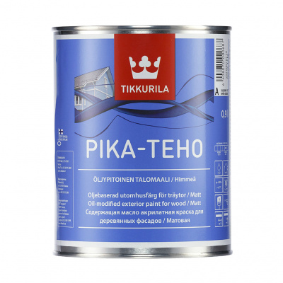 TIKKURILA PIKA TEHO краска фасадная акрилатная с добавлением масла, матовая, база A 9 л