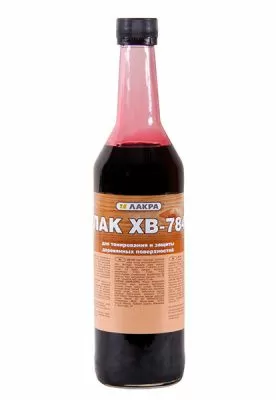 Лак ХВ-784 Лакра, красное дерево 0,5 л