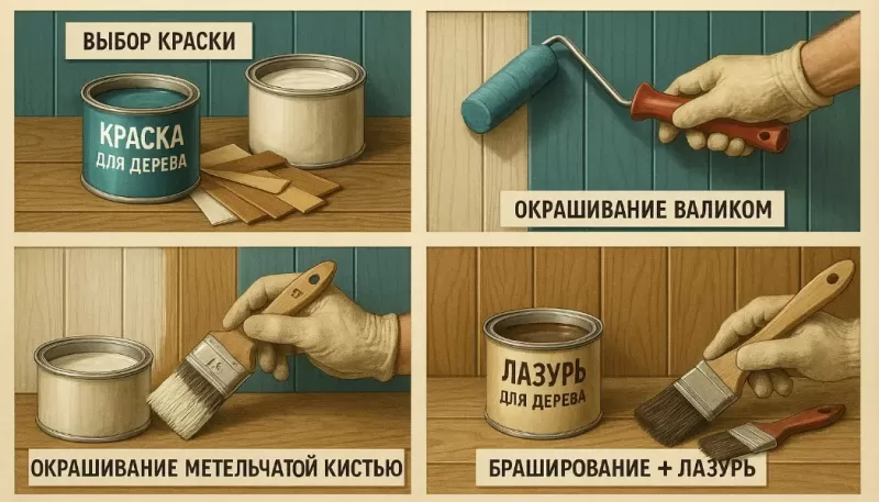Чем покрасить вагонку внутри дома: полное руководство по выбору покрытия и техникам покраски