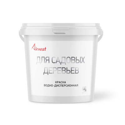 Краска для садовых деревьев белая 14 кг Аквест