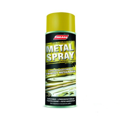 Эмаль аэрозольная PARADE Metal Spray Paint R-3012 Хром эффект, 520 мл./ 280гр.