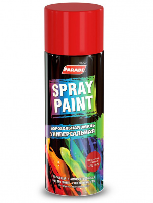 Эмаль аэрозольная PARADE Spray Paint RAL3003 Рубиново-красный 400 мл