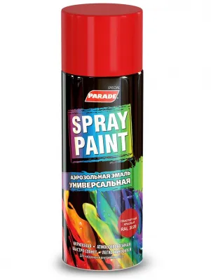 Эмаль аэрозольная PARADE Spray Paint RAL3003 Рубиново-красный 400 мл